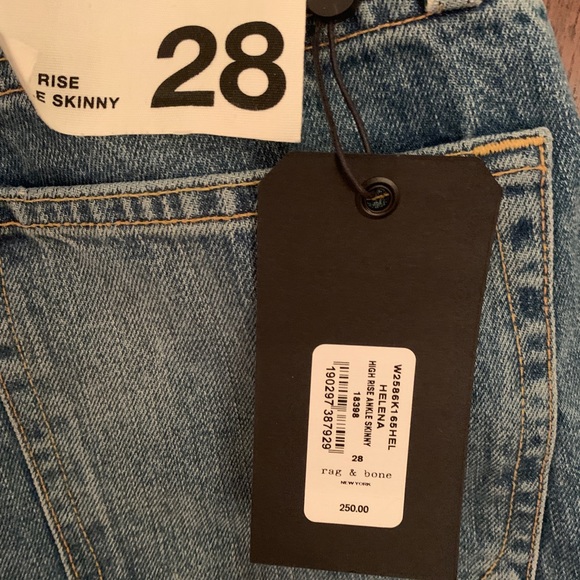 Rag & bone high rise ankle skinny - Picture 4 of 5